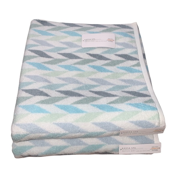 KASSA SPA Bath Kassa Spa By Kassatex 0 Cotton Towel Set 8piece